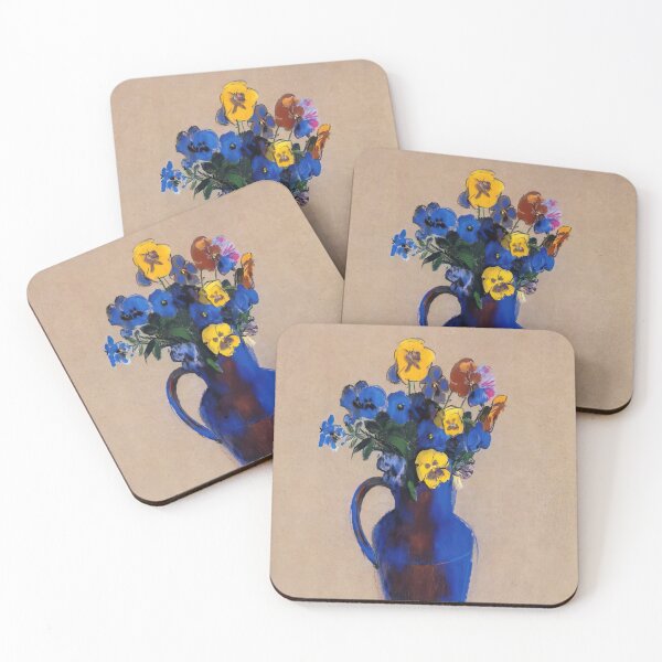 Item preview, Odilon Redon Vase Of Flowers Pansies designed and sold by melaartni.