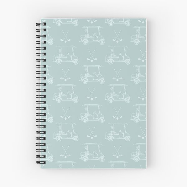Item preview, Tonal Golf Carts & Clubs on Pastel Gray Cyan designed and sold by KSimpson838.