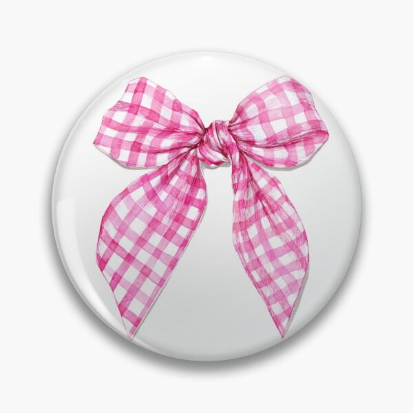 Item preview, Pink gingham bow  designed and sold by MendaciousMina.