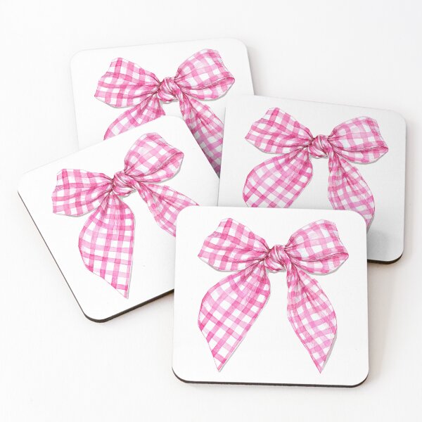 Item preview, Pink gingham bow  designed and sold by MendaciousMina.
