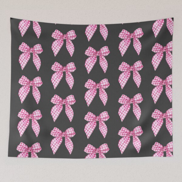 Item preview, Pink gingham bow  designed and sold by MendaciousMina.