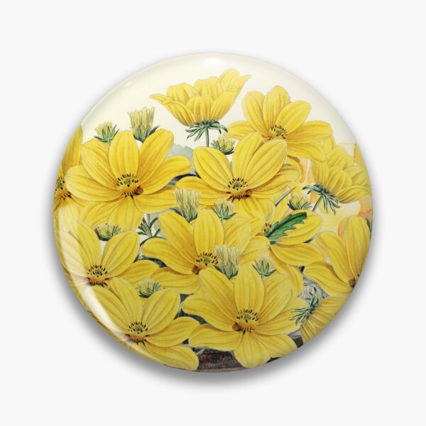 Item preview, Sunshine Yellow Flowers Basket designed and sold by Fantacaroo Designs.