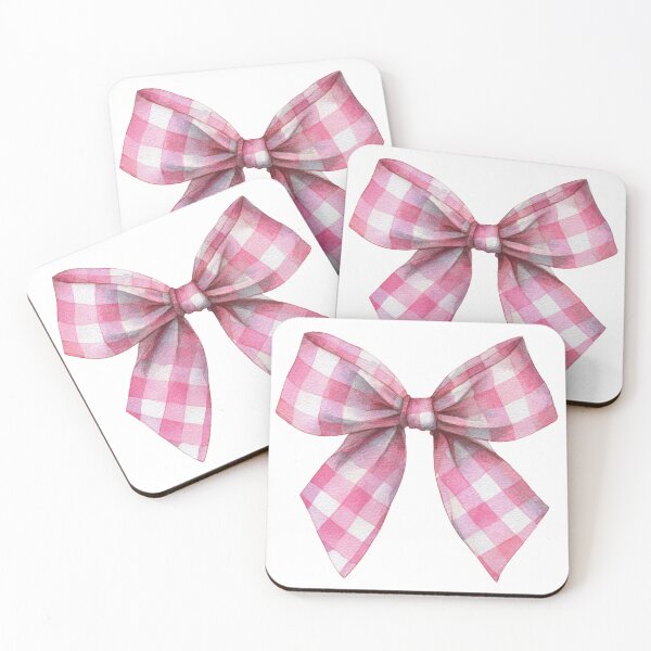 Item preview, Pink gingham bow  designed and sold by MendaciousMina.