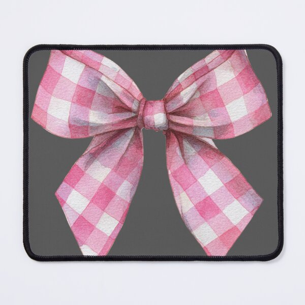 Item preview, Pink gingham bow  designed and sold by MendaciousMina.