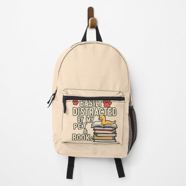 Item preview, Easily Distracted by My Pet (Bookworm) and Books designed and sold by PriyaMagic.