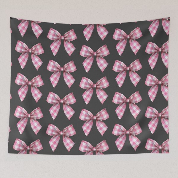 Item preview, Pink gingham bow  designed and sold by MendaciousMina.