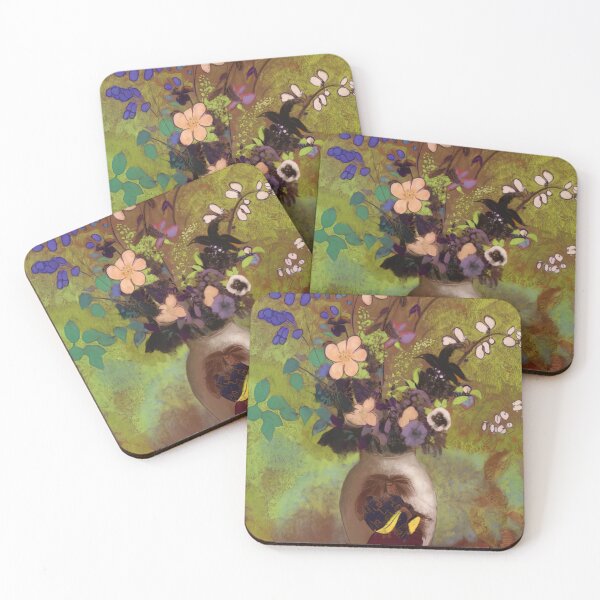 Item preview, Odilon Redon Vase With Flowers designed and sold by melaartni.