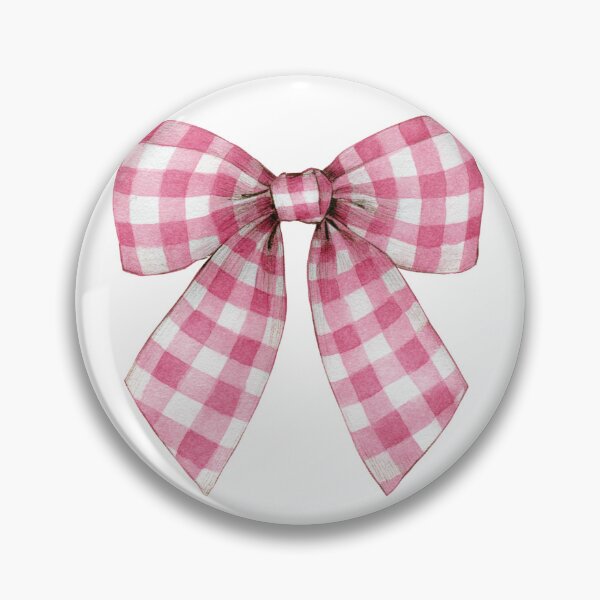 Item preview, Pink gingham bow  designed and sold by MendaciousMina.