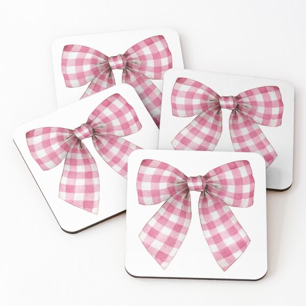 Item preview, Pink gingham bow  designed and sold by MendaciousMina.