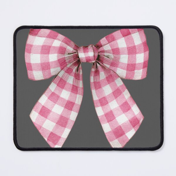 Item preview, Pink gingham bow  designed and sold by MendaciousMina.
