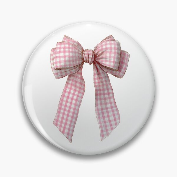 Item preview, Pink gingham bow  designed and sold by MendaciousMina.