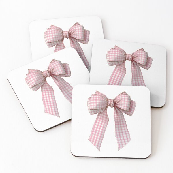 Item preview, Pink gingham bow  designed and sold by MendaciousMina.