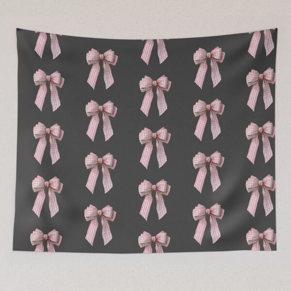 Item preview, Pink gingham bow  designed and sold by MendaciousMina.