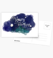 Postales Yo también - estrellas