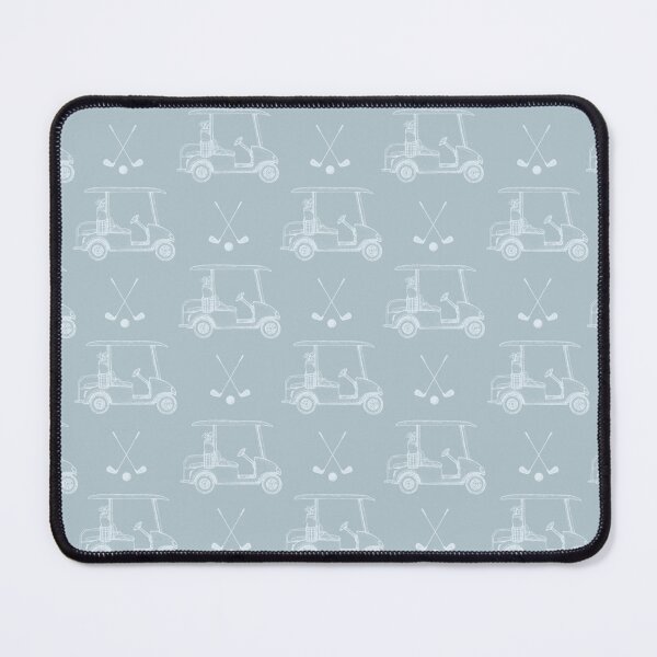 Item preview, Tonal Golf Carts & Clubs on Pastel Gray Azure designed and sold by KSimpson838.