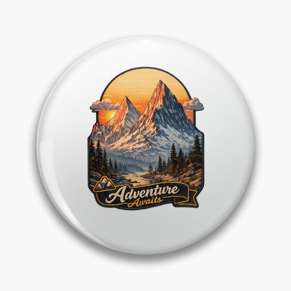Item preview, Adventure Awaits Mountain Sunset Patch designed and sold by Mastermind-Art.
