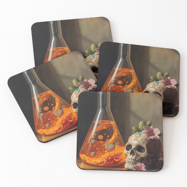 Item preview, The Alchemist’s Skull and Magma Flask designed and sold by Nela Creative Lab.