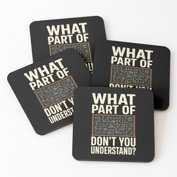 Item preview, What Part Of Don’t You Understand Funny Math designed and sold by dudelinart.