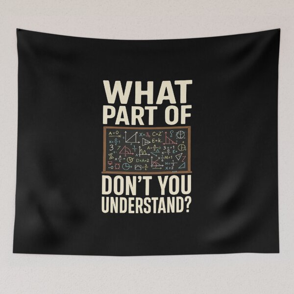 Item preview, What Part Of Don’t You Understand Funny Math designed and sold by dudelinart.