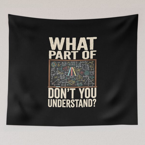 Item preview, What Part Of Don’t You Understand Funny Math designed and sold by dudelinart.