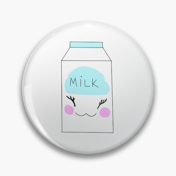 Item preview, Cute Kawaii Milk Carton Adorable Pastel Drink Illustration designed and sold by Najomiartstudio.