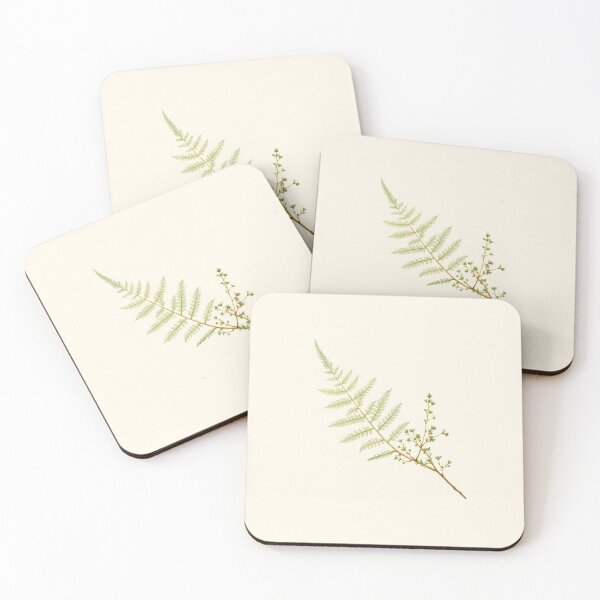 Item preview,   Beige Botanical Fern & Thyme Wall Art – Minimal Neutral Style designed and sold by sana designer.