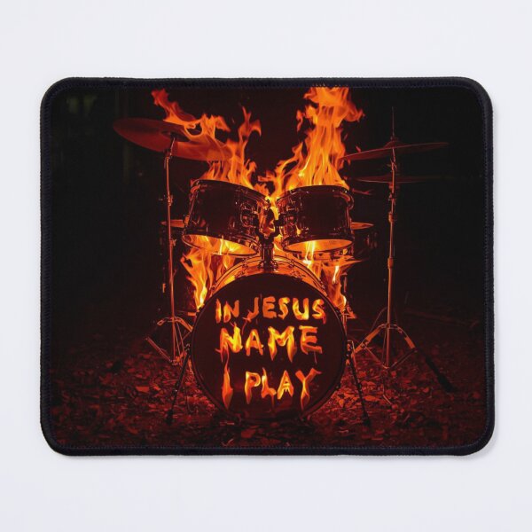 Item preview, In Jesus Name I Play Drummer designed and sold by Jusiasw.