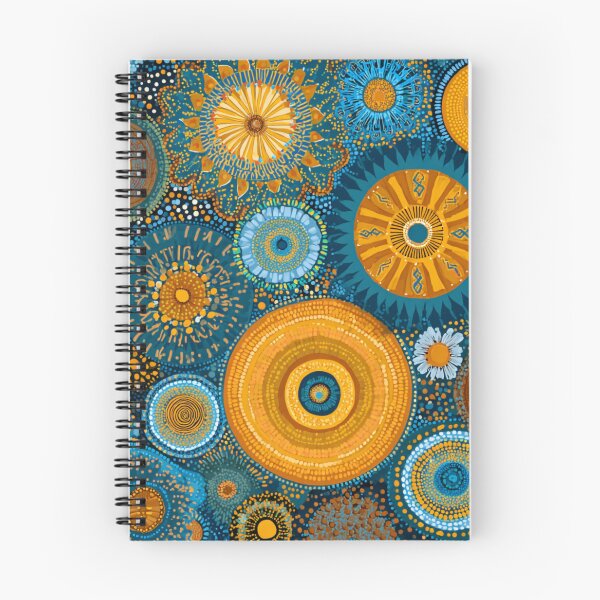 Item preview, Aboriginal Inspired Art - Floral Circles designed and sold by GrinGalore.