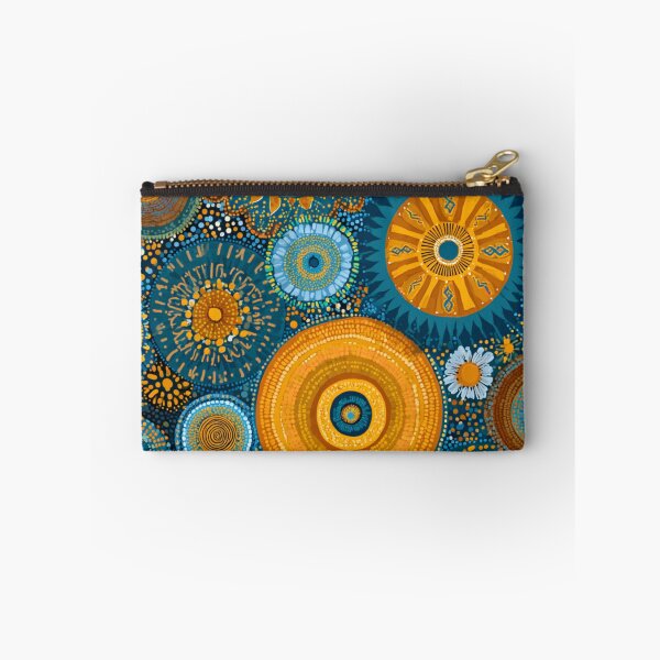 Item preview, Aboriginal Inspired Art - Floral Circles designed and sold by GrinGalore.