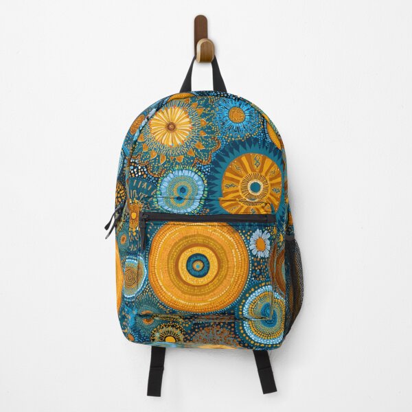 Item preview, Aboriginal Inspired Art - Floral Circles designed and sold by GrinGalore.