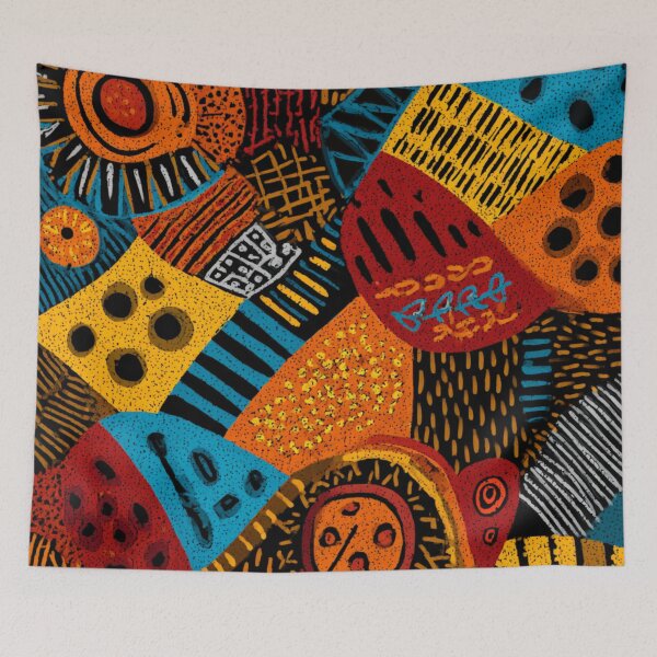 Item preview, Aboriginal Inspired Art - Abstract Inspired designed and sold by GrinGalore.