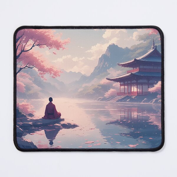 Item preview, Zen Meditation Temple at Morning Sunrise designed and sold by TheDreamsMaker.
