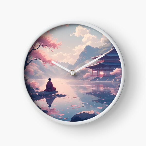 Item preview, Zen Meditation Temple at Morning Sunrise designed and sold by TheDreamsMaker.