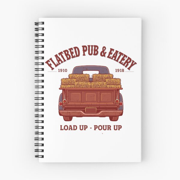 Item preview, Flat Bed Pub & Eatery designed and sold by RisingWolfStudio.