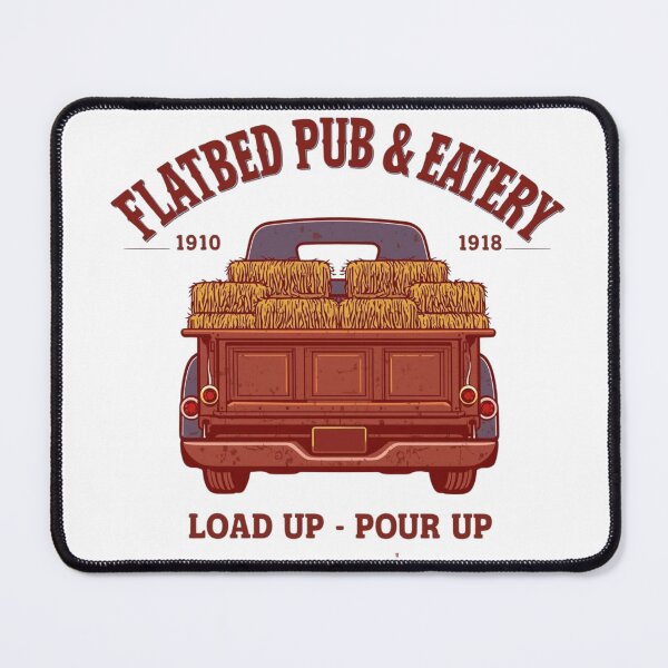 Item preview, Flat Bed Pub & Eatery designed and sold by RisingWolfStudio.