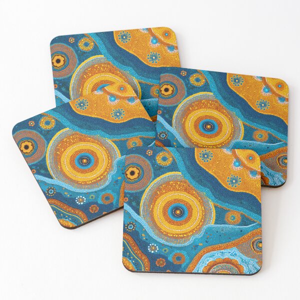 Item preview, Aboriginal Inspired Art - Sunny Ocean Relief designed and sold by GrinGalore.