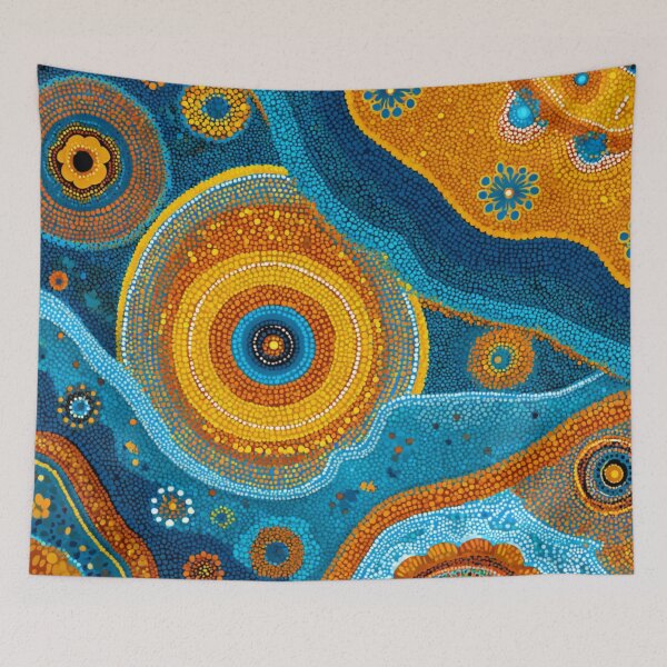 Item preview, Aboriginal Inspired Art - Sunny Ocean Relief designed and sold by GrinGalore.