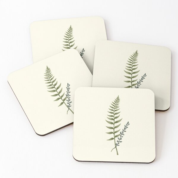 Item preview,   Beige Botanical Fern & Thyme Wall Art – Rustic Neutral Decor designed and sold by sana designer.