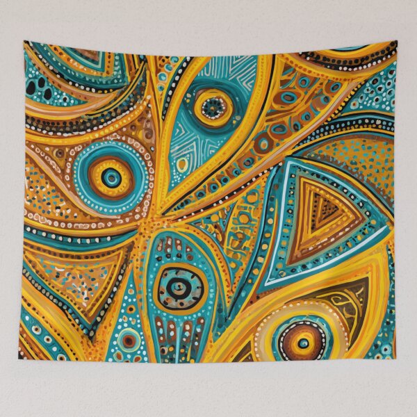 Item preview, Aboriginal Inspired Art - Cultural Tradition designed and sold by GrinGalore.