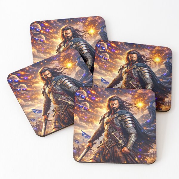 Item preview, Sir William Wallace – Futuristic Warrior Art  designed and sold by EASNFTCOL.