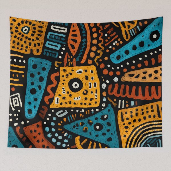 Item preview, Aboriginal Inspired Art - Tribal Pattern designed and sold by GrinGalore.