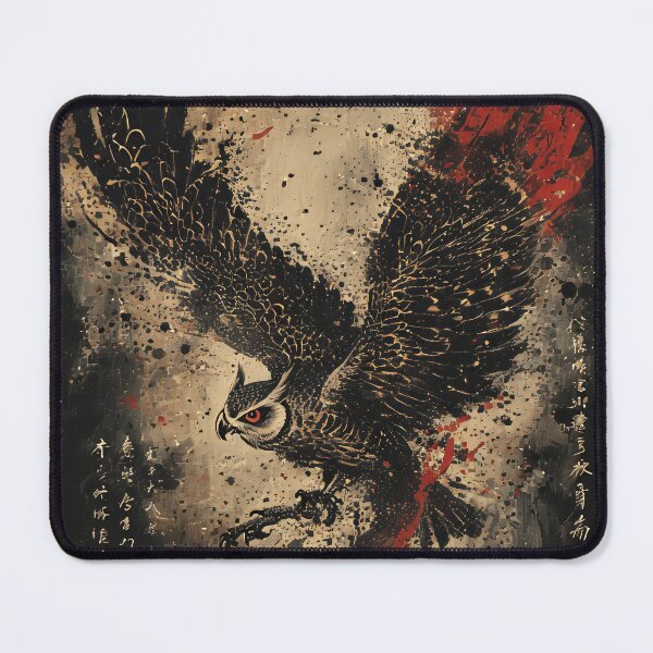 Item preview, art brush owl designed and sold by aliraweb.