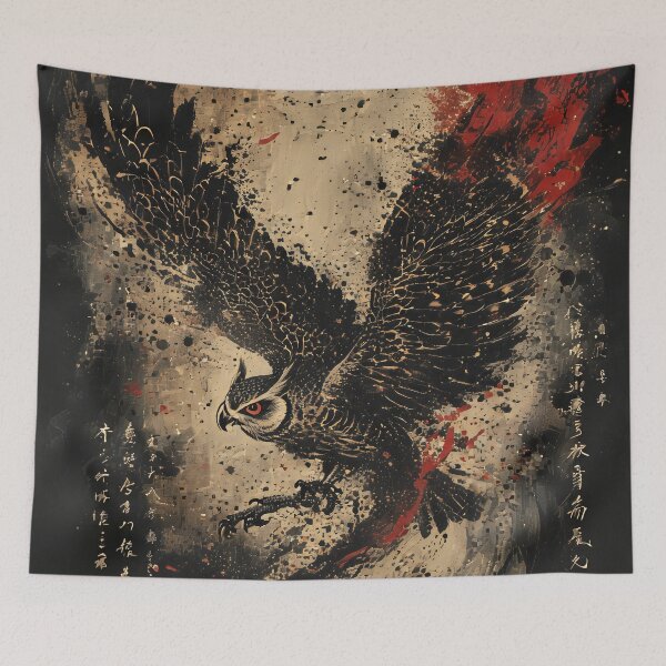 Item preview, art brush owl designed and sold by aliraweb.