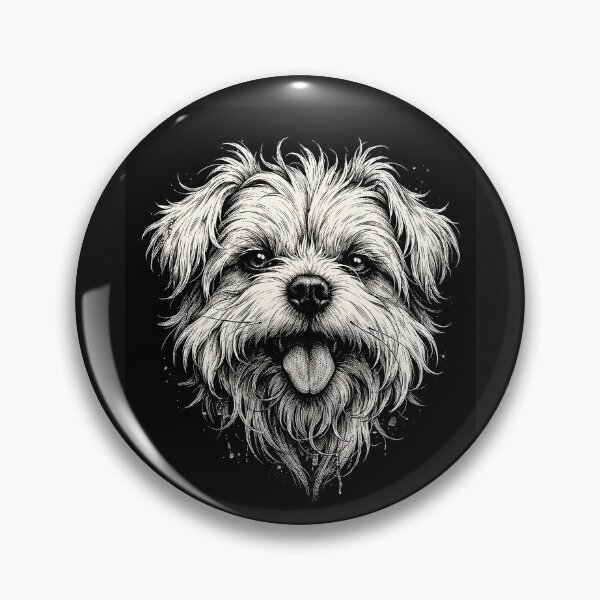 Item preview, Maltese Dog Sticking Tongue Out In Playful attitude Animal Meme designed and sold by erozzz.