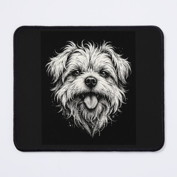 Item preview, Maltese Dog Sticking Tongue Out In Playful attitude Animal Meme designed and sold by erozzz.