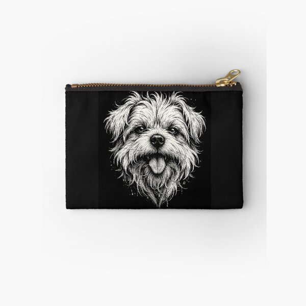 Item preview, Maltese Dog Sticking Tongue Out In Playful attitude Animal Meme designed and sold by erozzz.