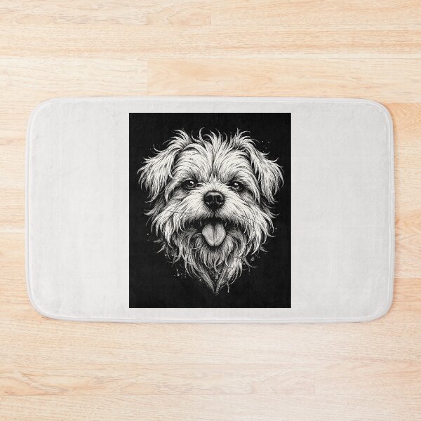 Item preview, Maltese Dog Sticking Tongue Out In Playful attitude Animal Meme designed and sold by erozzz.