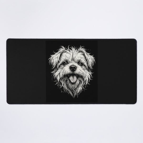 Item preview, Maltese Dog Sticking Tongue Out In Playful attitude Animal Meme designed and sold by erozzz.