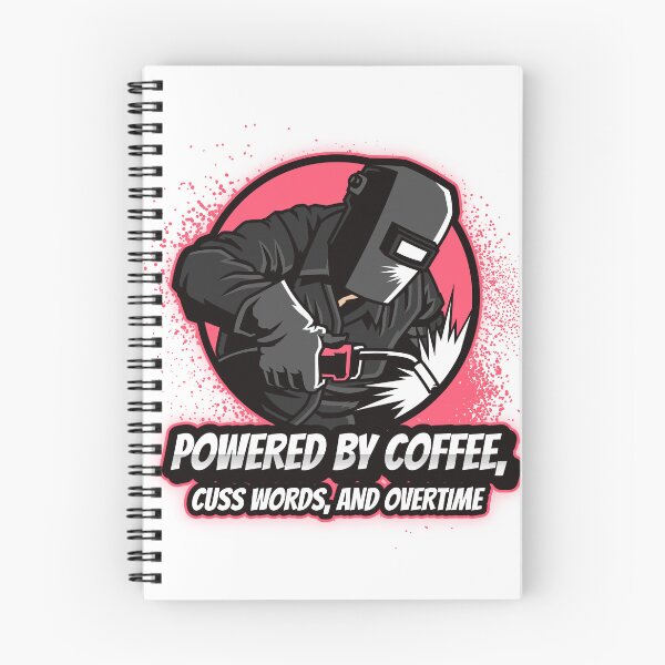 Item preview, powered by coffee, cuss words, and overtime designed and sold by Paragongifts.