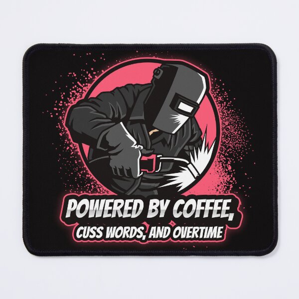 Item preview, powered by coffee, cuss words, and overtime designed and sold by Paragongifts.
